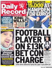 Daily Record (UK) Newspaper Front Page for 7 April 2021