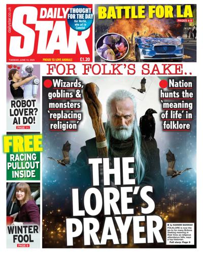 Daily Star Newspaper Front Page (UK) for 10 June 2025