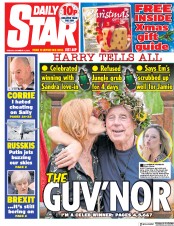 Daily Star (UK) Newspaper Front Page for 11 December 2018