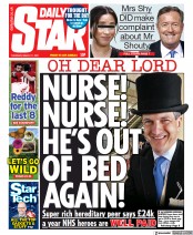 Daily Star (UK) Newspaper Front Page for 11 March 2021