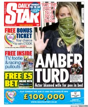 Daily Star (UK) Newspaper Front Page for 11 July 2020