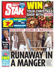 Daily Star front page for 12 December 2025
