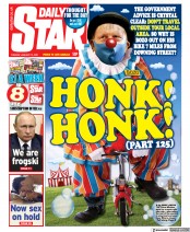 Daily Star (UK) Newspaper Front Page for 12 January 2021