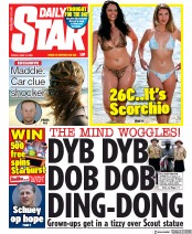 Daily Star (UK) Newspaper Front Page for 12 June 2020