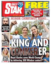 Daily Star front page for 13 October 2025