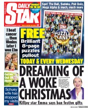 Daily Star (UK) Newspaper Front Page for 13 November 2019