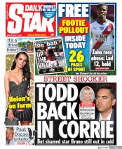 Daily Star (UK) Newspaper Front Page for 13 July 2020