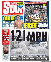 Daily Star (UK) Newspaper Front Page for 15 January 2020