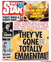 Daily Star (UK) Newspaper Front Page for 15 April 2021