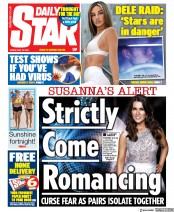 Daily Star (UK) Newspaper Front Page for 15 May 2020