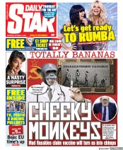 Daily Star (UK) Newspaper Front Page for 17 October 2020