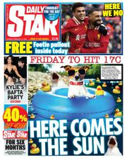 Daily Star front page for 17 February 2025