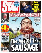 Daily Star front page for 18 February 2025