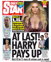 Daily Star (UK) Newspaper Front Page for 18 May 2020