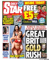 Daily Star (UK) Newspaper Front Page for 19 April 2021