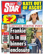 Daily Star front page for 19 June 2025