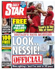 Daily Star front page for 1 September 2025