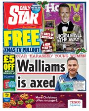 Daily Star front page for 20 December 2025