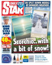 Daily Star front page for 21 February 2025