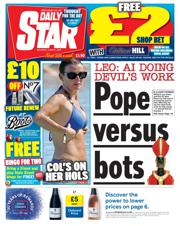 Daily Star front page for 21 June 2025