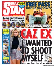 Daily Star (UK) Newspaper Front Page for 22 February 2020