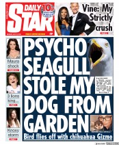 Daily Star (UK) Newspaper Front Page for 22 July 2019