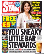 Daily Star (UK) Newspaper Front Page for 23 April 2021