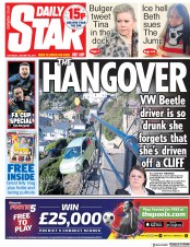 Daily Star (UK) Newspaper Front Page for 26 January 2019