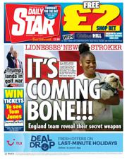 Daily Star front page for 26 July 2025