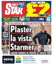 Daily Star front page for 28 February 2026