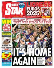 Daily Star front page for 28 July 2025