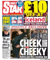 Daily Star (UK) Newspaper Front Page for 29 November 2019