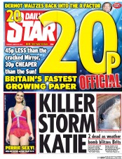 Daily Star (UK) Newspaper Front Page for 29 March 2016