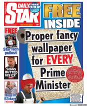 Daily Star (UK) Newspaper Front Page for 29 April 2021