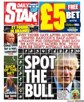 Daily Star (UK) Newspaper Front Page for 29 June 2021