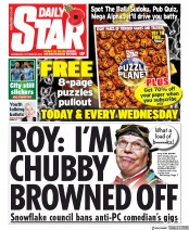 Daily Star (UK) Newspaper Front Page for 30 October 2019