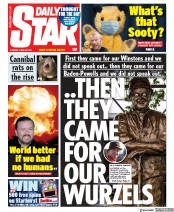 Daily Star (UK) Newspaper Front Page for 30 June 2020