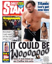 Daily Star (UK) Newspaper Front Page for 3 January 2020