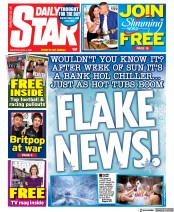 Daily Star (UK) Newspaper Front Page for 3 April 2021