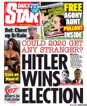 Daily Star (UK) Newspaper Front Page for 4 December 2020