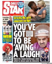 Daily Star (UK) Newspaper Front Page for 4 September 2020