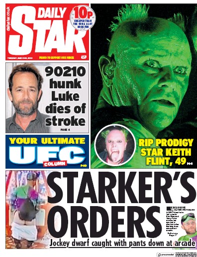 Daily Star Newspaper Front Page (UK) for 5 March 2019