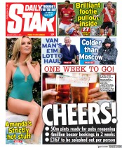 Daily Star (UK) Newspaper Front Page for 5 April 2021