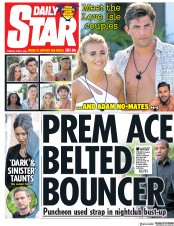 Daily Star (UK) Newspaper Front Page for 5 June 2018