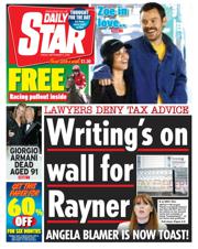 Daily Star front page for 5 September 2025