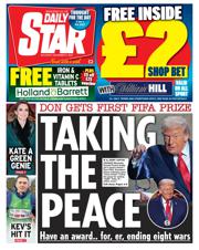 Daily Star front page for 6 December 2025