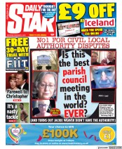 Daily Star (UK) Newspaper Front Page for 6 February 2021