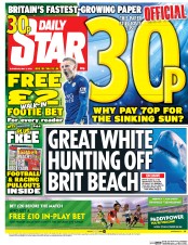 Daily Star (UK) Newspaper Front Page for 7 May 2016