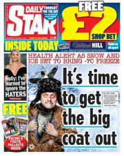 Daily Star front page for 8 February 2025