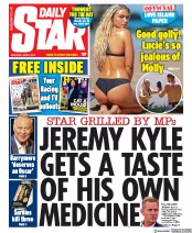 Daily Star (UK) Newspaper Front Page for 8 June 2019